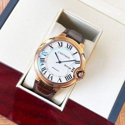 Cartier Automatic Movement 44*12MM 316L Steel Men's Business Fashion Watch